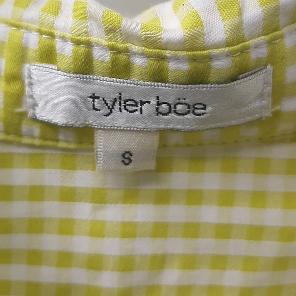 Tyler Boe gingham check button down shirt Small - Picture 6 of 8